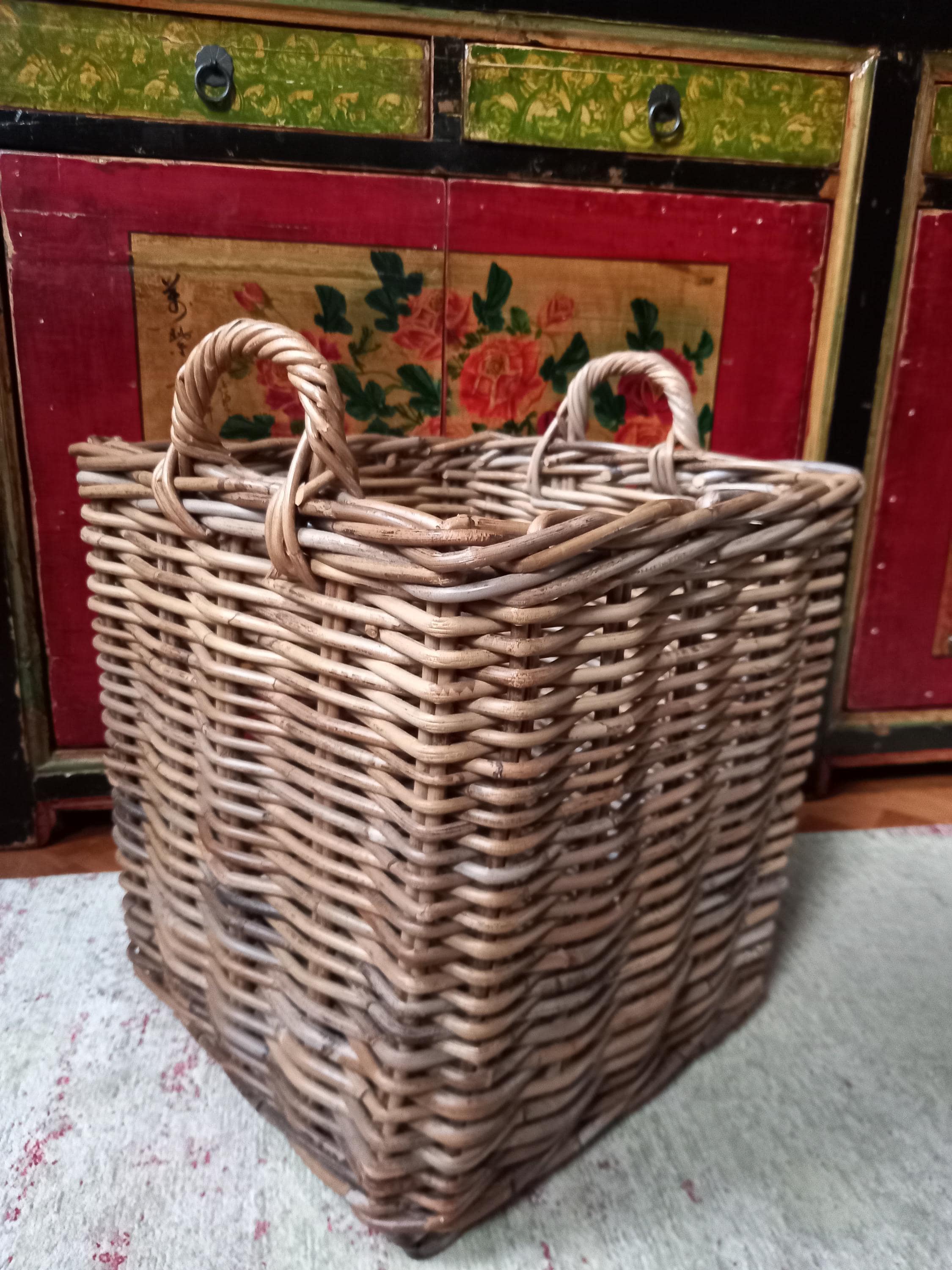 Large 20 in Square Basket - Etsy