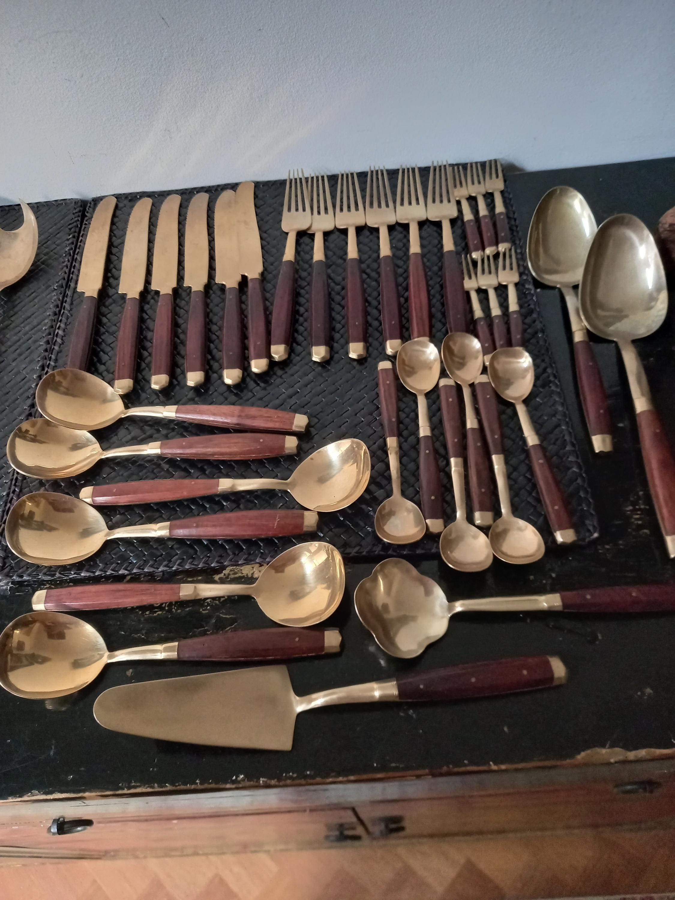 カトラリー(スプーン等) Thai Brass flatware Buy Thai Brass Flatware Online In India - Etsy India