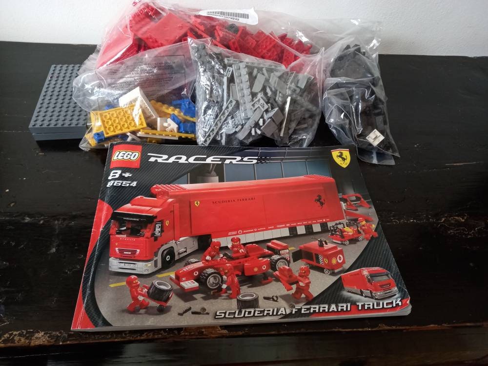 Racers Ferrari Scuderia Truck 8654 Complete With - Etsy Sweden