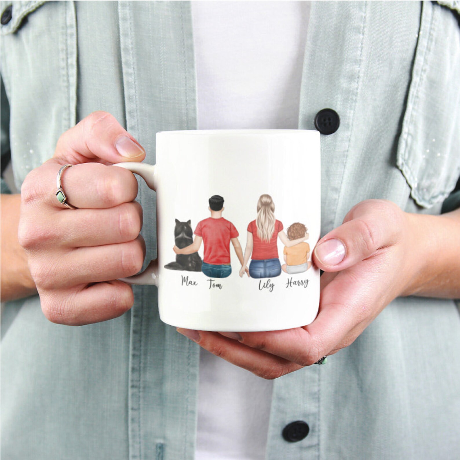 Personalized FAMILY coffee MugMothers day gift from siblings Etsy
