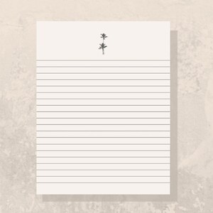 Printable Stationery Tropical Palm Tree Beach 8.5x11 Inch - Etsy