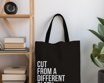 Eco-Friendly Tote Bags, Cut From A Different Cloth Tote Bags (Black)