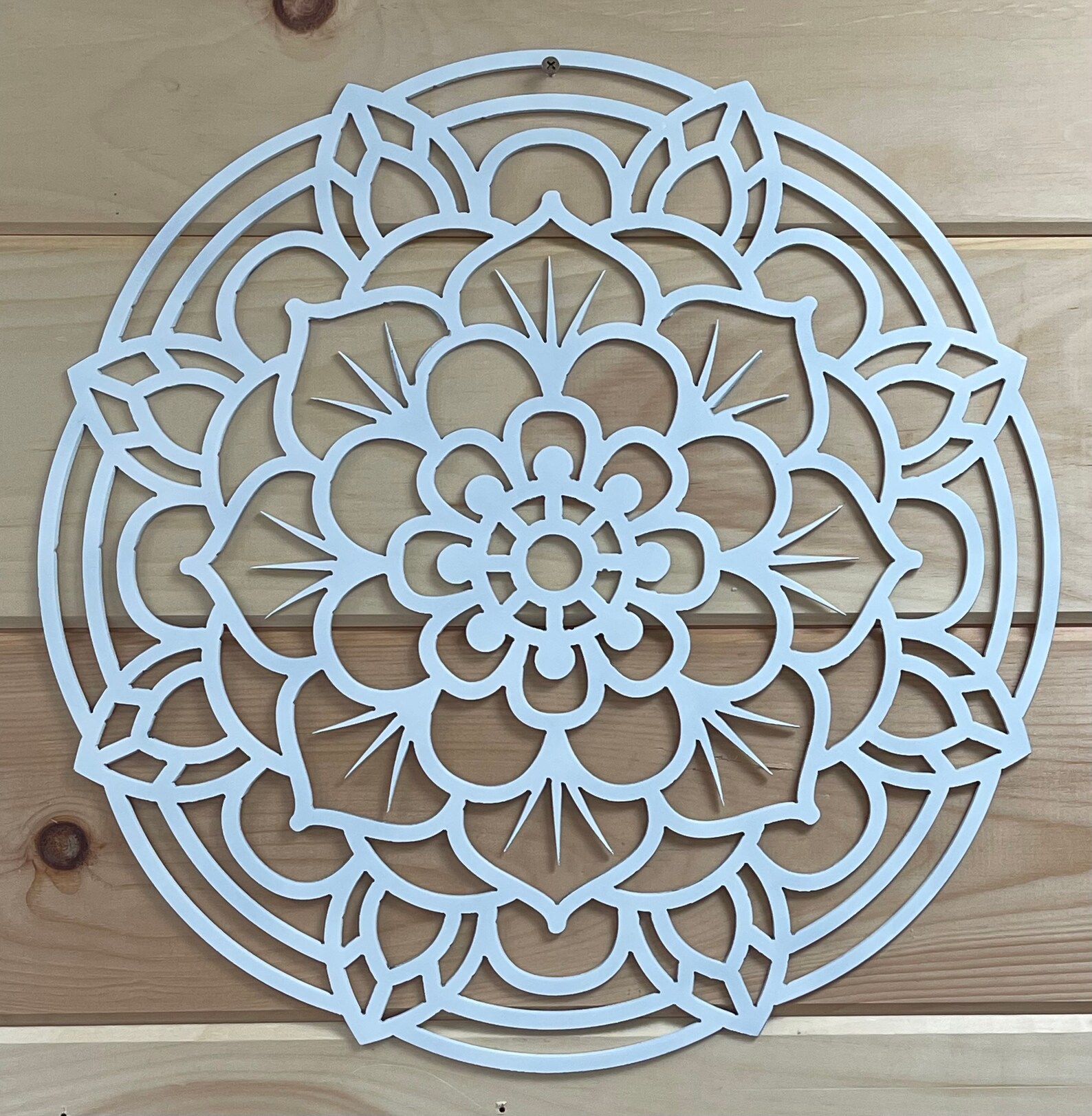 Mandala Rose Metal Art Mandala Metal Art Flower Metal Art Etsy