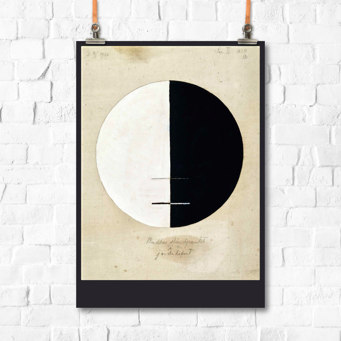 Hilma af Klint Buddhas Standpoint in the Earthly Etsy