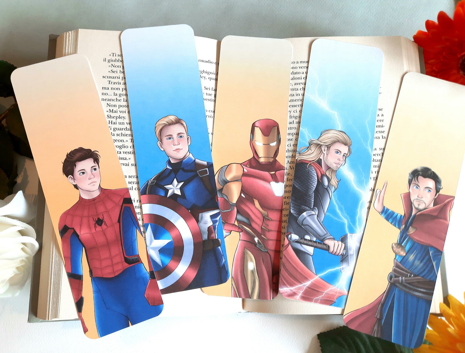 Avengers Bookmarks SERIE 1 | Etsy
