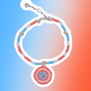 Bracciale di Perline Captain America