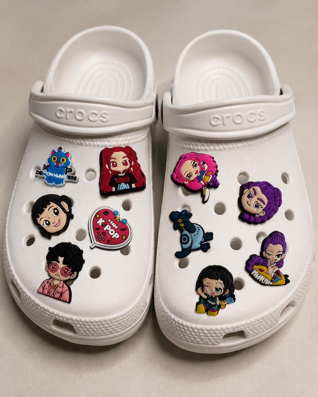 K-pop Demon Hunter Croc Charm Set X 10 Jibbetz,,kpop Merch