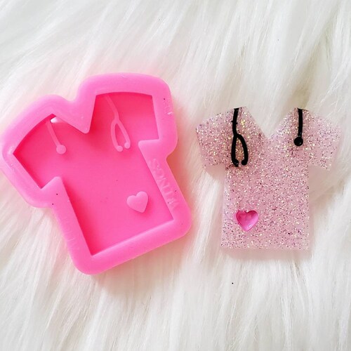 RN Nurse Badge Mold Badge Reel Mold Nurse Mold Silicone Etsy