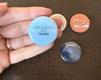 Theme Master Timeline Pin Anstecker | Individuelle Pin Buttons