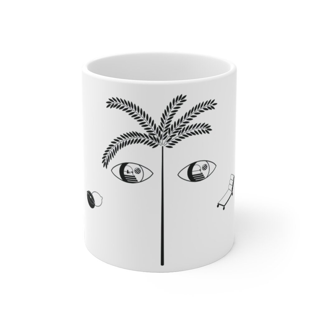 Mug en Céramique Palmtree/Mug - Illustration Maison