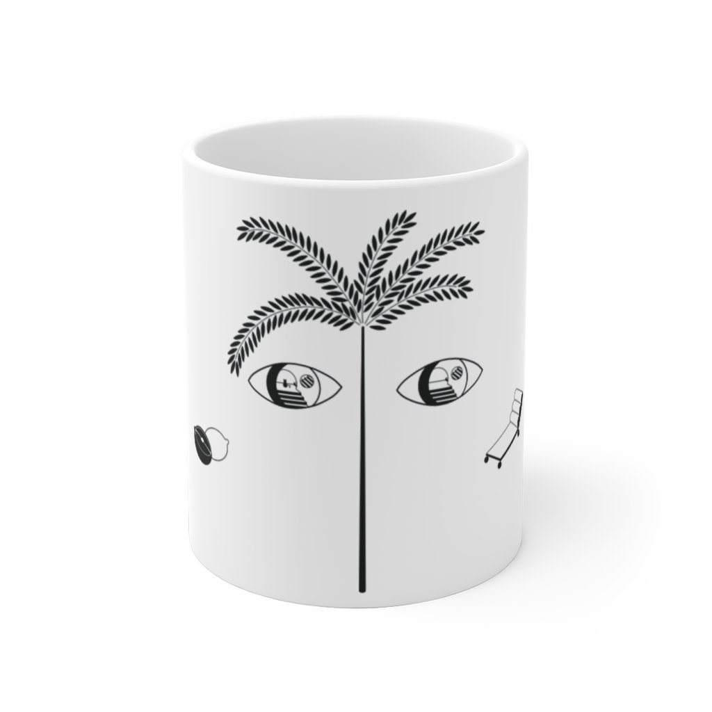 Mug en Céramique Palmtree/Mug - Illustration Maison