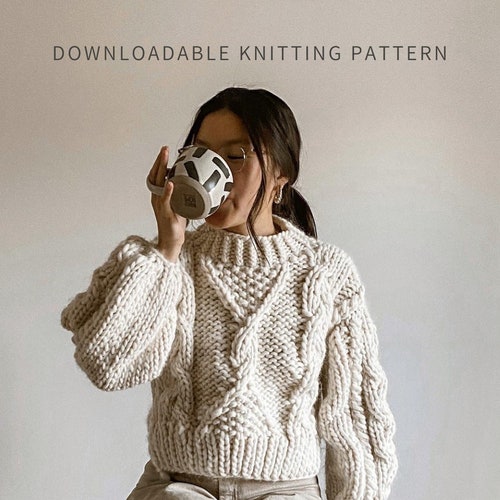 Kits & How To Knitting Easy sweater knit pattern pdf for beginners ...