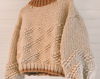 トップス Y.A.R.N 90's Motif Knit CROSS-PATCH 23SS Knit Kit - Silverstone Sweater – Lion Brand Yarn