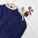 Snowfall Jumper | PDF Digital Download | Knit Cable Sweater Pattern ...