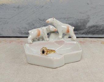 Polar Bear Trinket Dish, Ashtray, Teabag Holder