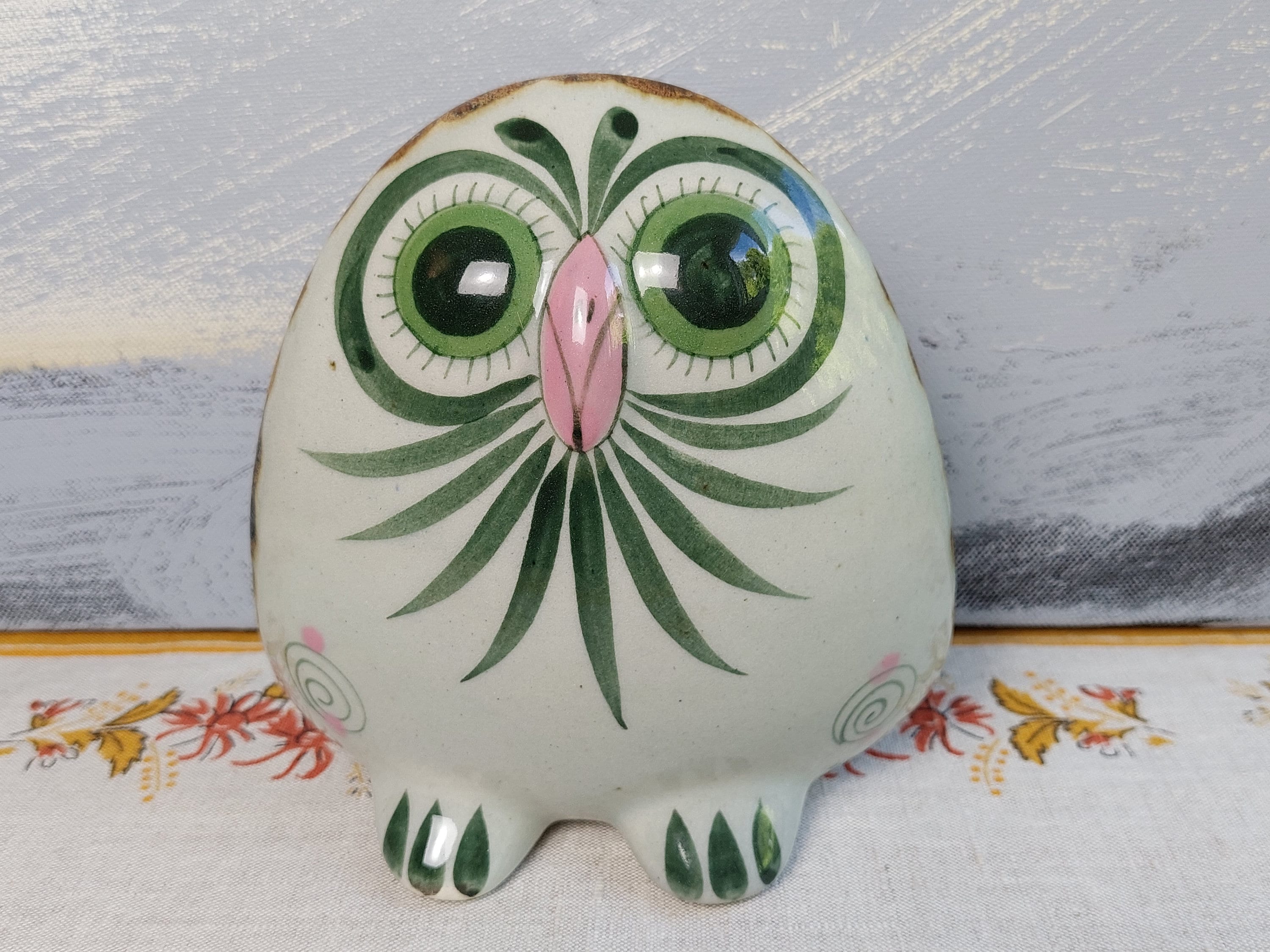 某メーカー Palomar El Large Pottery Mexico Tonala Edwards, Ken Owl, 食器
