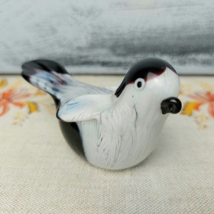 Art Glass Fused Bird Tile Dodo? Paperweight Tile 2 1/2 Square