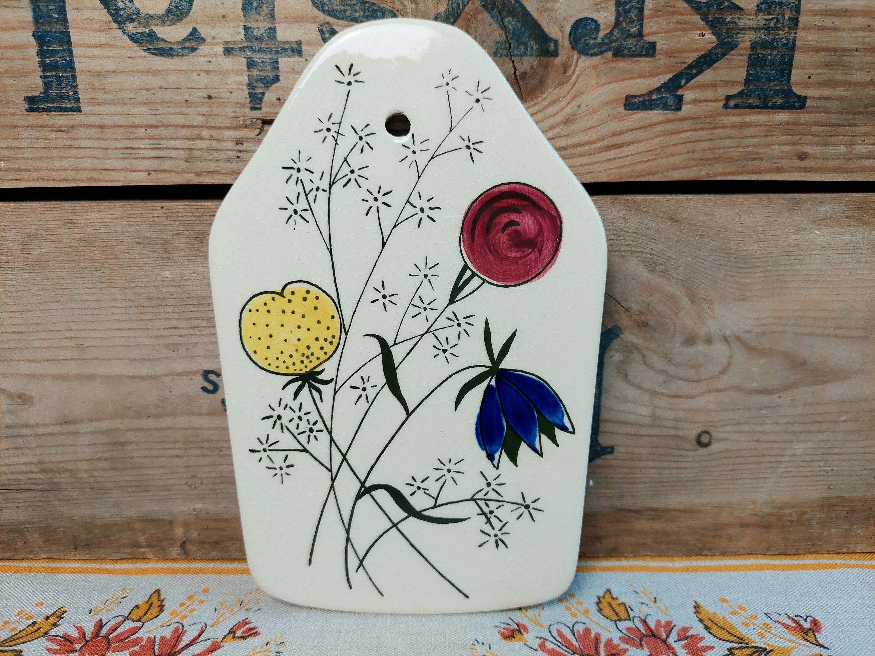 Echt Dom-Keramik Limburg Germany Wall Plaque, Wall Decor, Cutting Board