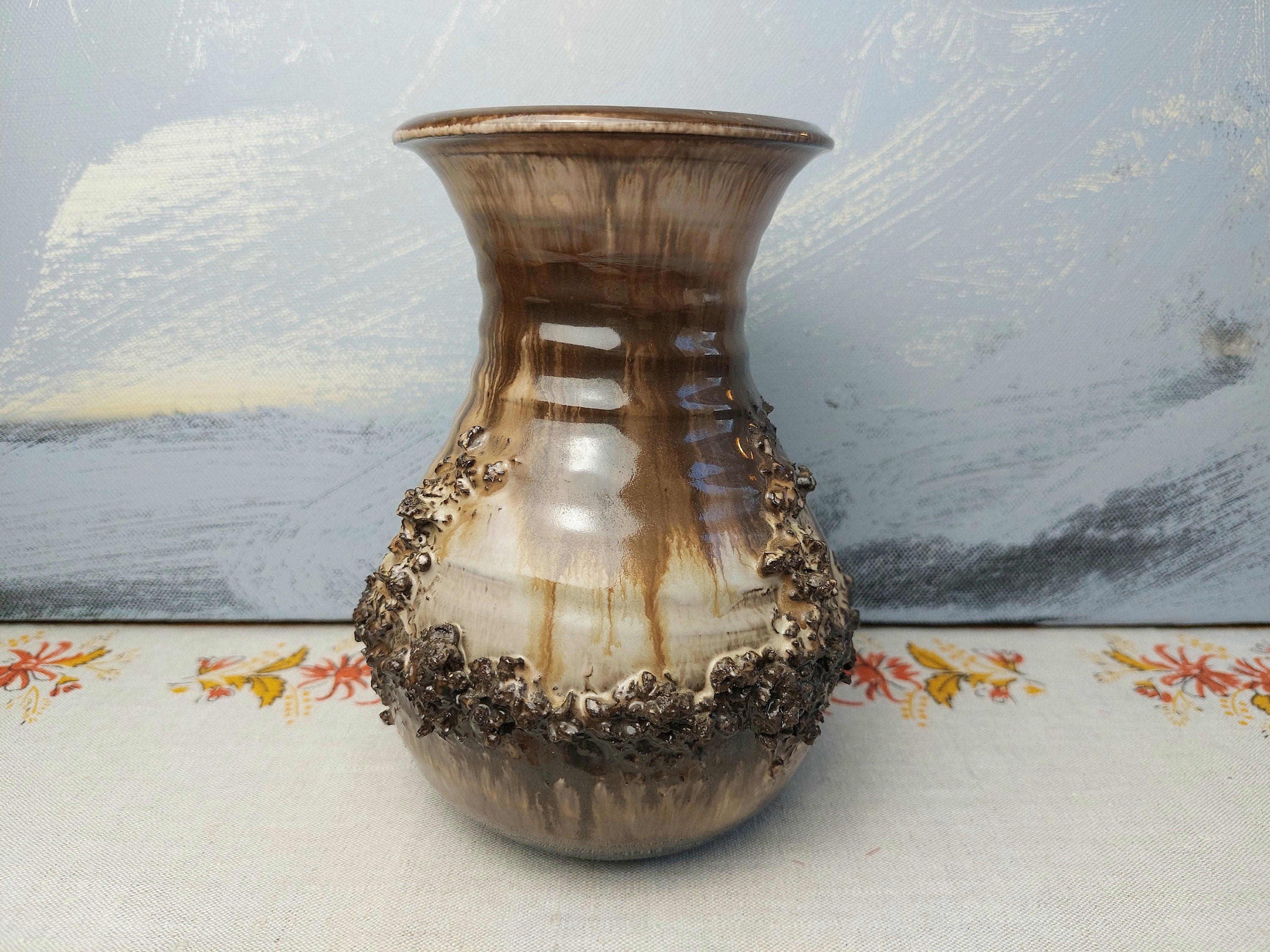 インテリア小物 希少 Glit Lava アイスランド製 ヴィンテージ 花瓶