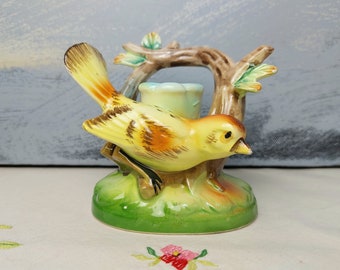 Bird Candle Holder, Ceramic Candle holder, Bird Decor