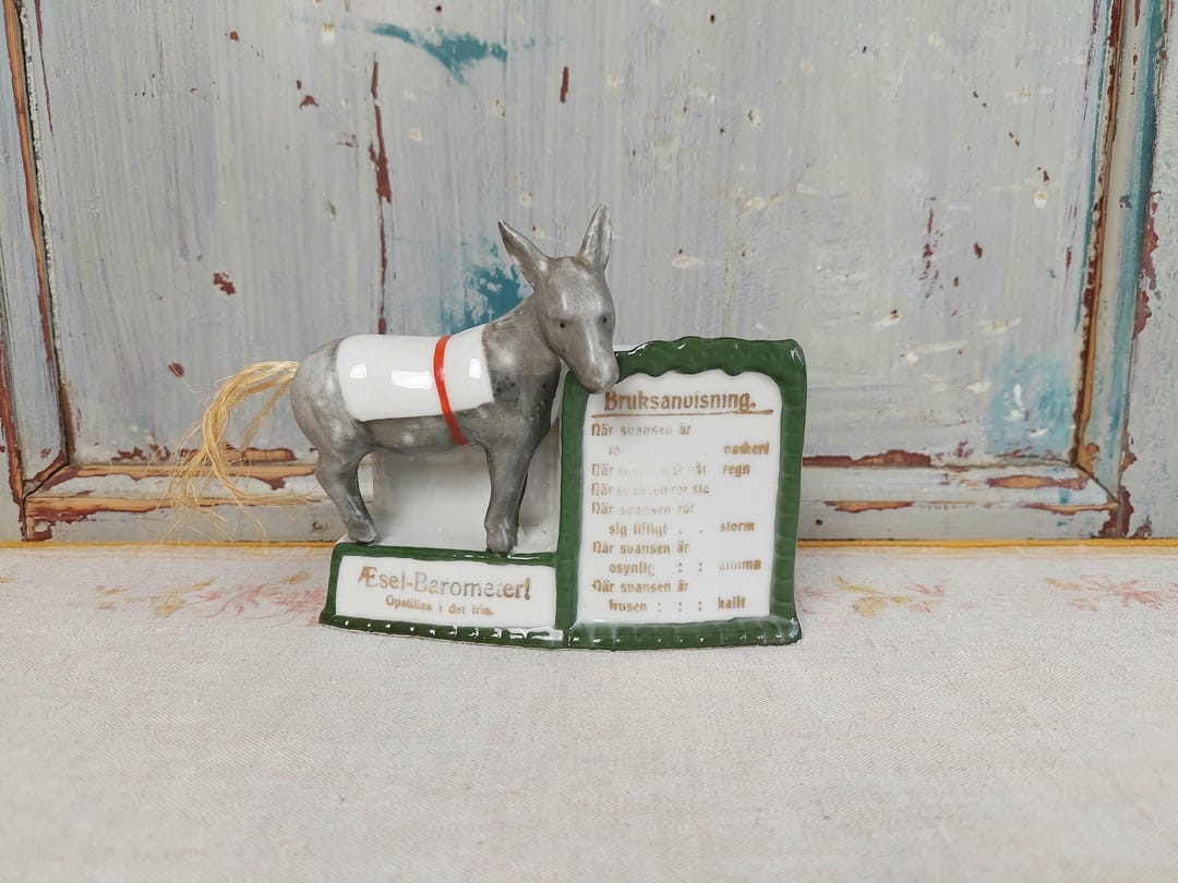 Donkey Barometer Spill Vase, Pen Holder, Desk Decor - Etsy