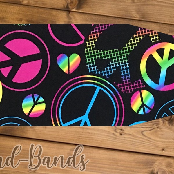 Peace Sign Headband - Etsy