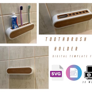 Toothbrush holder, holder for toothbrush, bathroom decoration,Modern Bathroom, Bath Accessories