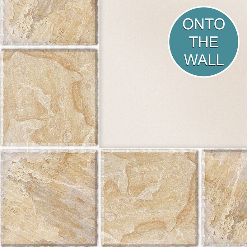 6x6 Wall Tile Stickers Self Adhesive SOLID / Etsy UK