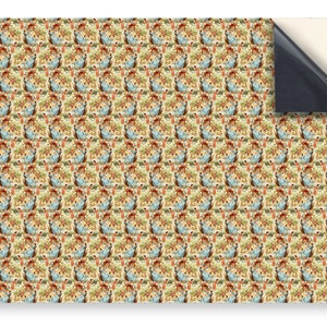 DOLLS HOUSE WALLPAPER Self Adhesive, 1/12th Scale Vinyl Sheet, Victorian Nursery Design Wallpaper