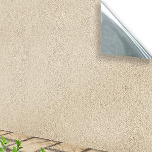 DOLLS HOUSE WALLPAPER Self Adhesive, 1/12th Scale Vinyl Sheet No. 170 Stucco Wall Beige Larger than A4 Will Not Tear