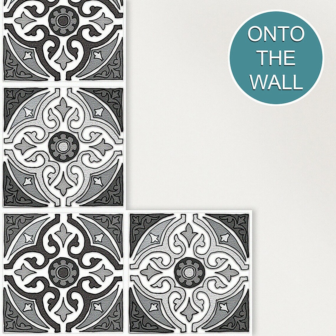 6x6 Wall Tile Stickers Self Adhesive SOLID / Etsy