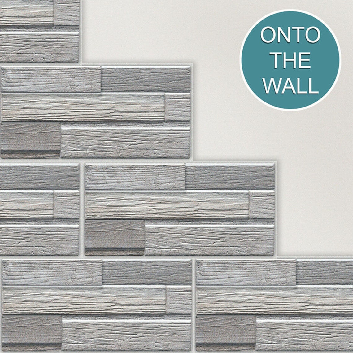 8x4 Wall Tile Stickers Self Adhesive SOLID / - Etsy