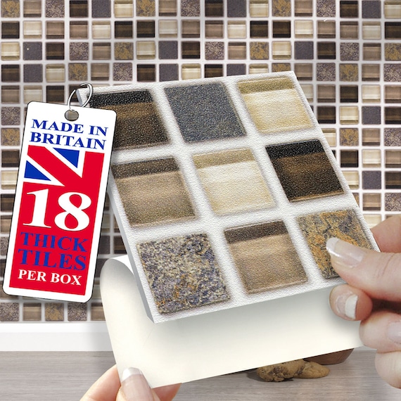 4x4 Wall Tile Stickers Self Adhesive SOLID / Etsy