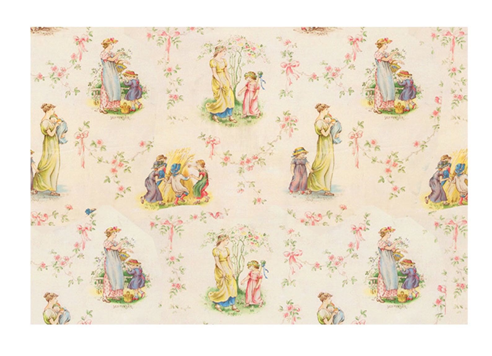 DOLLS HOUSE WALLPAPER Self Adhesive 1/12th Scale Vinyl Sheet Etsy