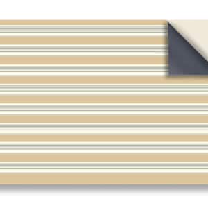 DOLLS HOUSE WALLPAPER Self Adhesive, 1/12th Scale Vinyl Sheet, White Skirting 8ft  :  larger than A4 size, Will Not Tear.