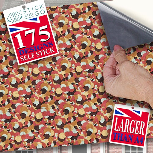 DOLLS HOUSE WALLPAPER Self Adhesive 1/12th Scale Vinyl Sheet Etsy