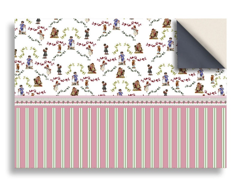 DOLLS HOUSE WALLPAPER Self Adhesive 1/12th Scale Vinyl Sheet Etsy UK