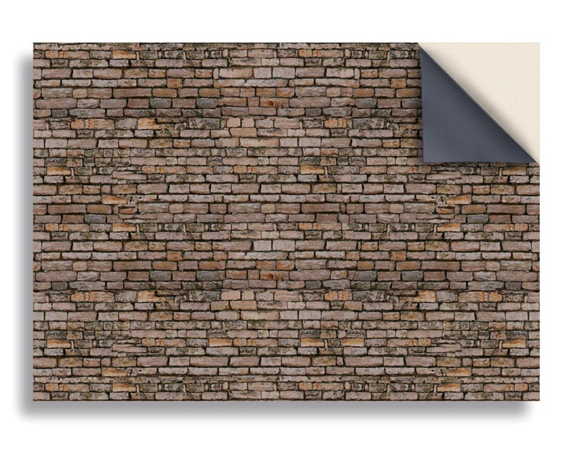 DOLLS HOUSE WALLPAPER Self Adhesive 1/12th Scale Vinyl Sheet Etsy UK