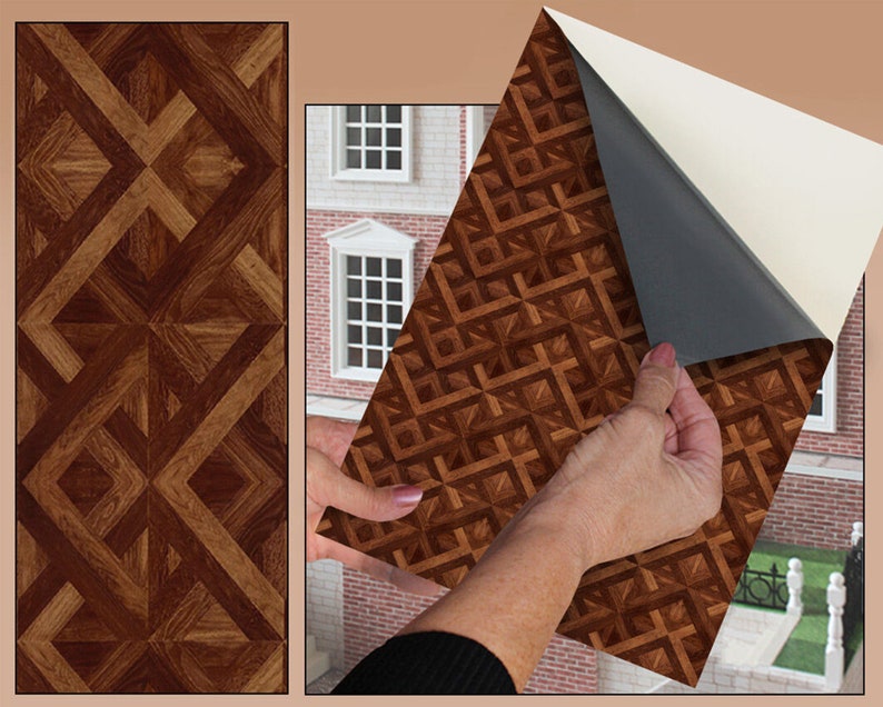 Dolls House Wallpaper Self Adhesive Vinyl Sheet 1/12 scaleSelf Etsy