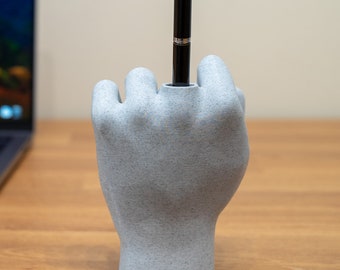 Middle Finger Pen Holder – Quirky Desk Organizer
