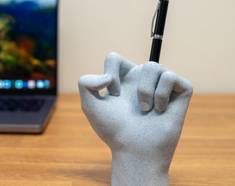 Middle Finger Pen Holder – Funny Office Desk Decor