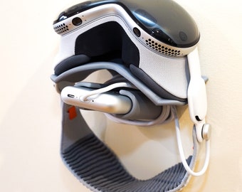 Wall Mount  for Apple Vision Pro | Floating Headset Holder with Battery Storage