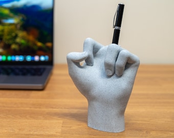 Middle Finger Pen Holder - Perfect Gift for Colleague