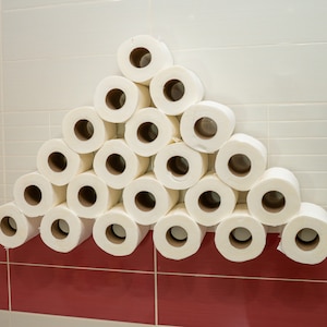 Multifunctional Toilet Paper Storage | Bathroom and Toilet Organizer | Toilet Paper Shelf | Loo Roll Shelf