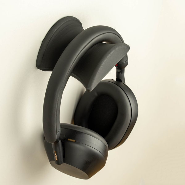 Floating Headphone Hanger | Wall Mounted Headphone Stand | Compact Headphone Storage