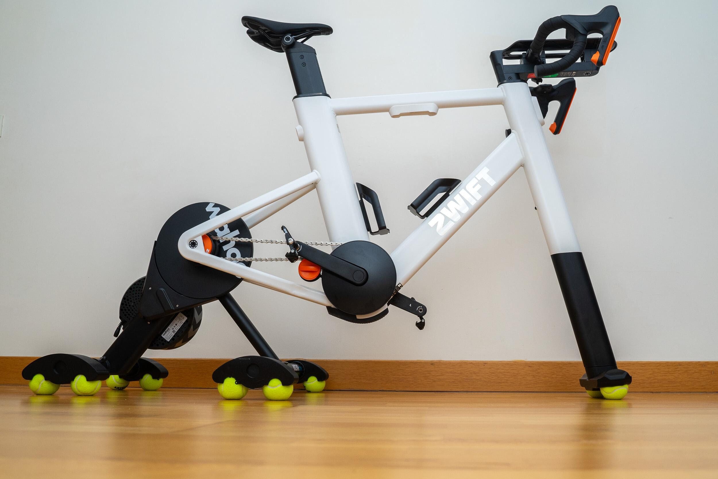Zwift Ride and Kickr Core Compatible Rocker Feet / Tennis Ball Mod