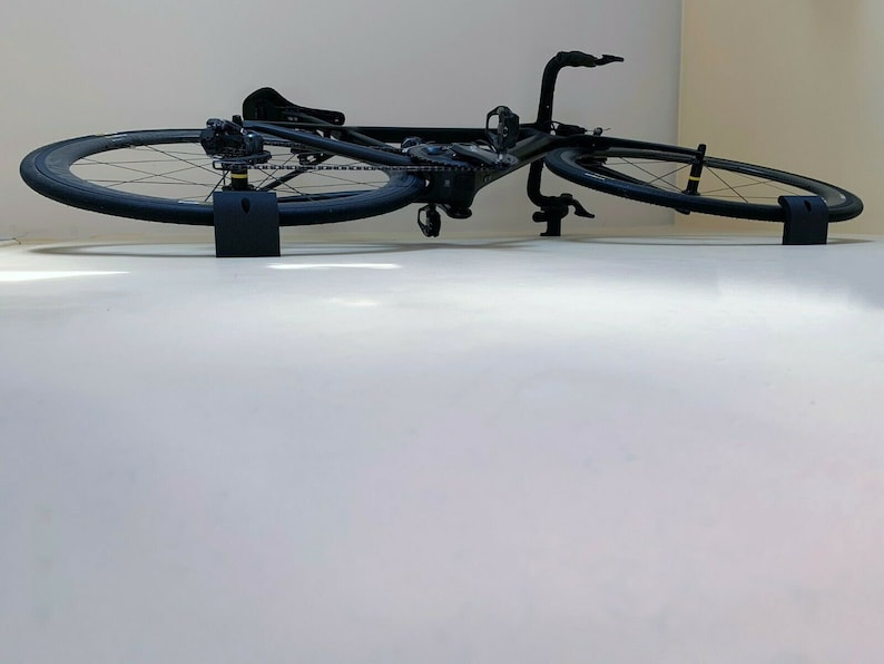 Rennrad-Wandhalterung Rennrad-Wandhalterung Passt zu Carbonrädern und rahmen Superkompakt Fahrradaufbewahrung Bild 4