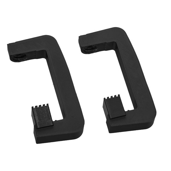 Set of Extended Clamps (+1.1 inch / + 30mm) for Logitech G25 / G27 / G29 / G920 / Driving Force GT