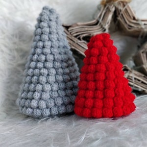 Crochet Bobble Christmas Tree Pattern X2 Sizes | Crochet Pattern | Christmas Crafts