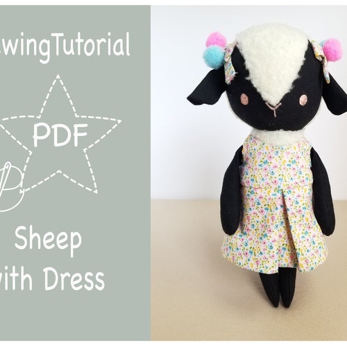 stuffed sheep sewing pattern